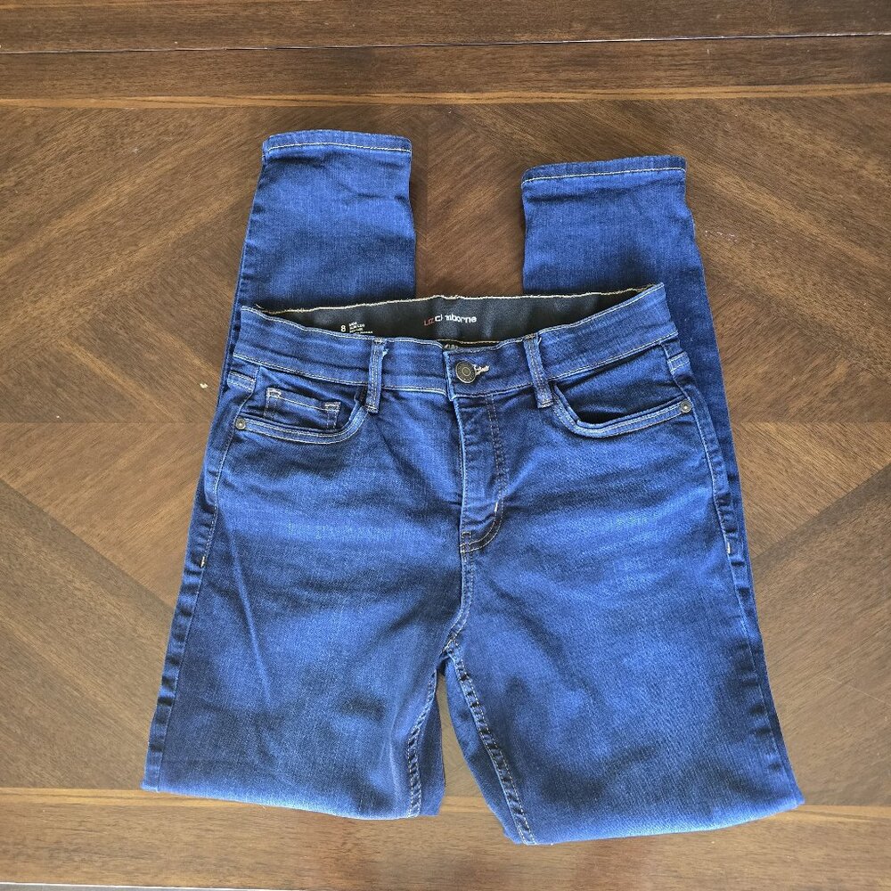 Liz Claiborne Sara Mid Rise Denim Jean